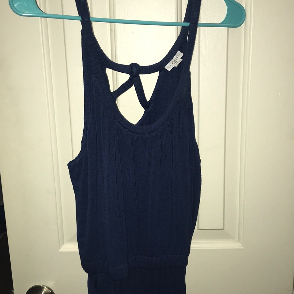 Loft wide leg jumpsuit